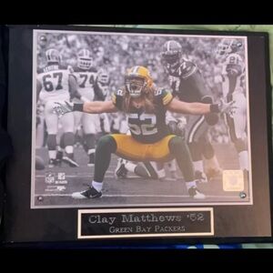 Clay Matthews Green Bay Packers Framed Photo !Accepting Offers!